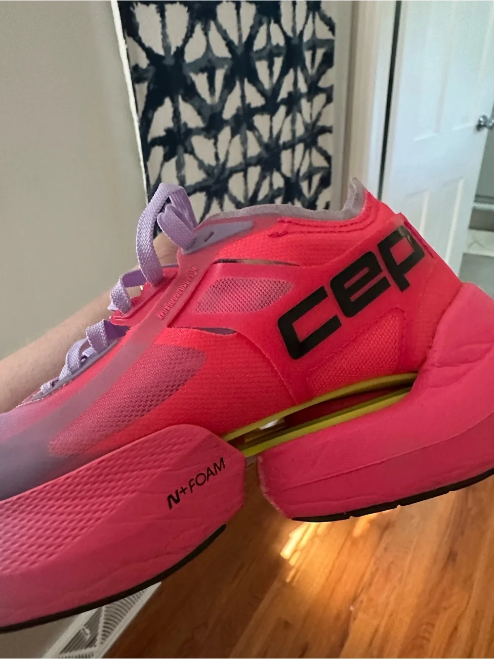 CEP Women's Pink-Lavender Performance Running Shoes